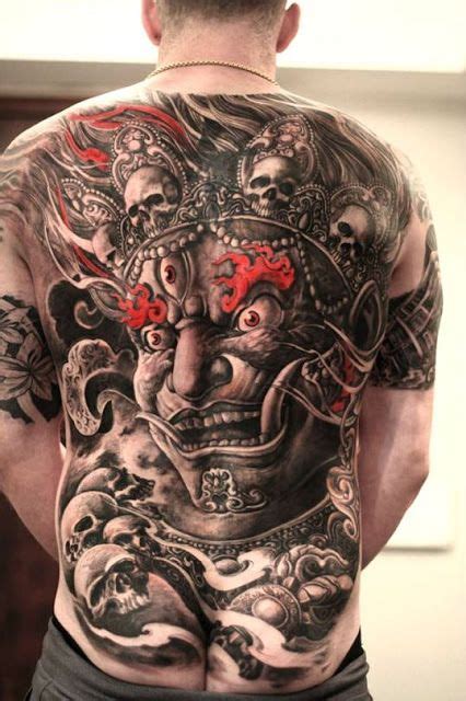 Hình xăm mặt quỷ full lưng đẹp : Hình Xăm Bít Lưng Đẹp ️ 1001 Tattoo Bích Lưng Nam Nữ