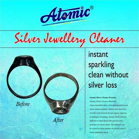 Atomic Silver Cleaner To Clean Silver Instant Without Silver Loss With