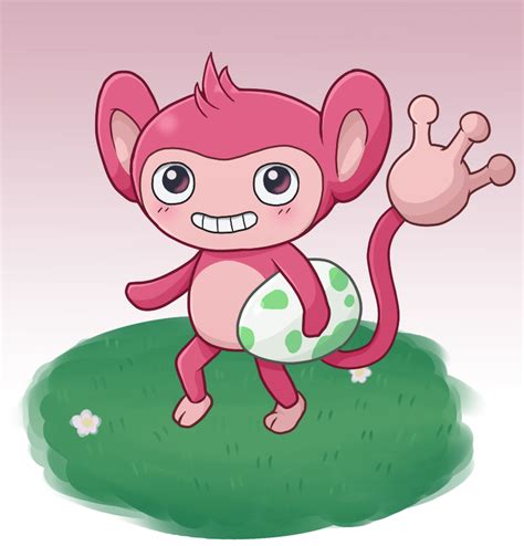 Shiny Aipom By Bearbabe On Deviantart