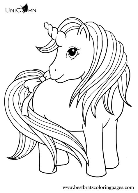 Cute unicorn coloring pages are a fun way for kids of all ages to develop creativity, focus, motor skills and color recognition. Cute Unicorn Coloring Pages - GetColoringPages.com