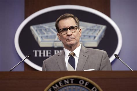 Watch Pentagon Press Secretary John Kirby Held A News Briefing