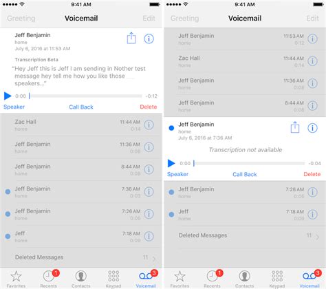 Do any of the following: How To View Voicemail Transcripts in iOS 10