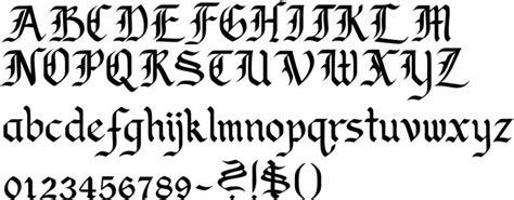 Callifonts Old English Gothic Style Calligraphy Fonts Lettering