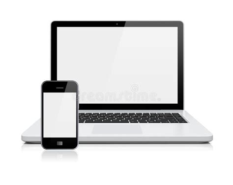 Laptop And Smartphone Stock Illustration Illustration Of Application