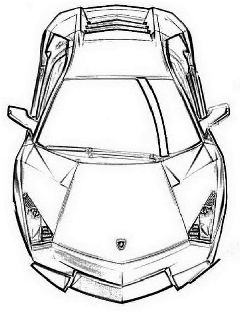 20 Free Printable Lamborghini Coloring Pages