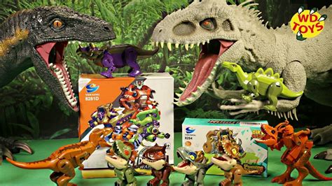 Jurassic World Camp Cretaceous 8 Knockoff Transforming Dinosaur Toys