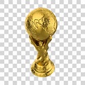 Taça da Copa do Mundo Dourada Elemento 3D PNG Transparente [download ...