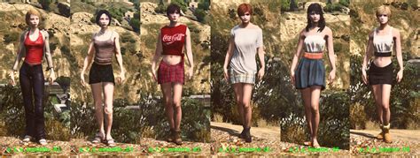 Ambient Female Ped Pack Add On Ped Replace Gta5