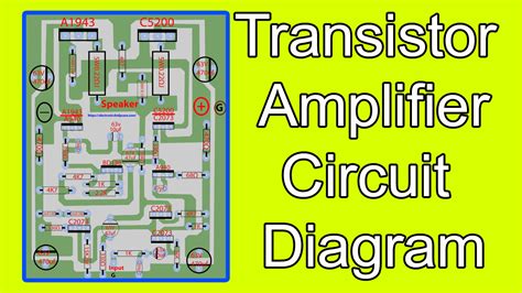 This is the circuit design of 1000w stereo audio amplifier. Transistor Amplifier Circuit 5200 1943