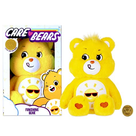 New Care Bears 14 Plush Funshine Bear Soft Huggable Material