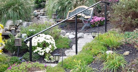 Stair handrails add security and stability when you are using an interior staircase or a metal handrail for outside steps. Pin on Outdoor Hand rail