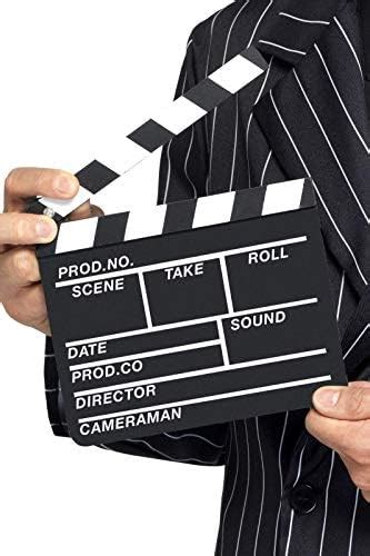 Smiffys Hollywood Style Clapper Board Clothing Shoes