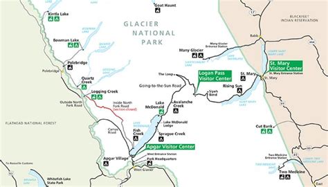 Quick Overview Map Of Glacier National Park Start Here With A Map