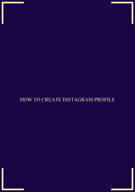 How To Create Instagram Profile By Master Instagram Issuu