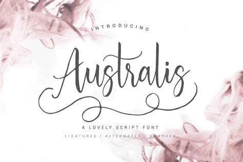 Australis Script Font - Befonts.com