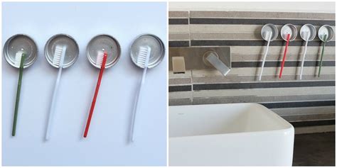 Just like simple toothbrush holders. 10 DIY Toothbrush Holders to Suit Every Style - Off the Cusp
