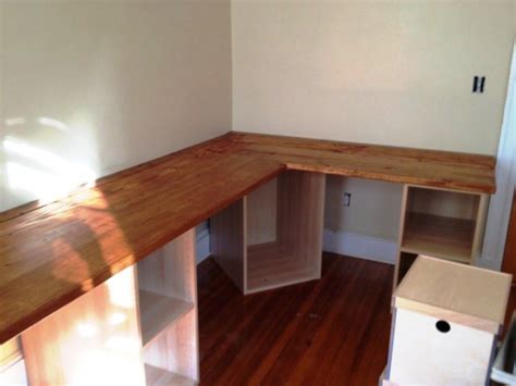Diy L Shaped Desk With Storage Plans Diy Fgt