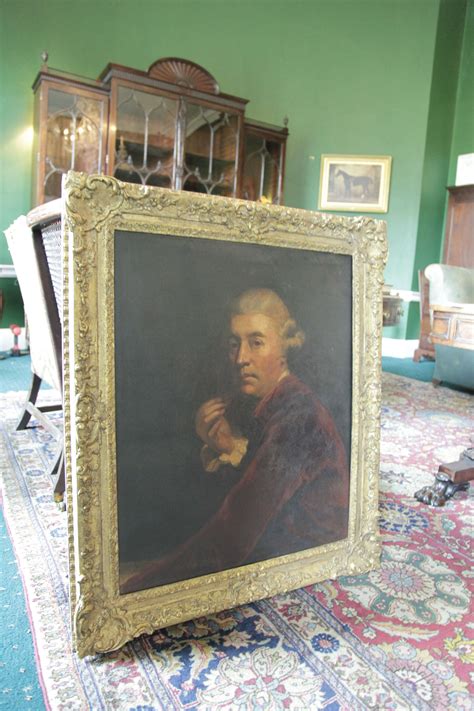 Lot376 Style Of Sir Joshua Reynolds Pra A Half Length Portrait Of