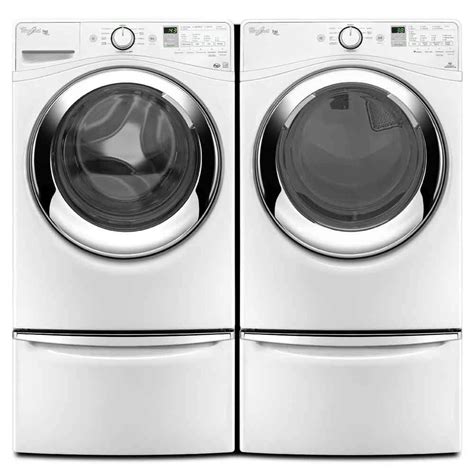 Whirlpool Duet Wfw87hedw 43 Cu Ft Front Load Washer And Wgd87hedw 7