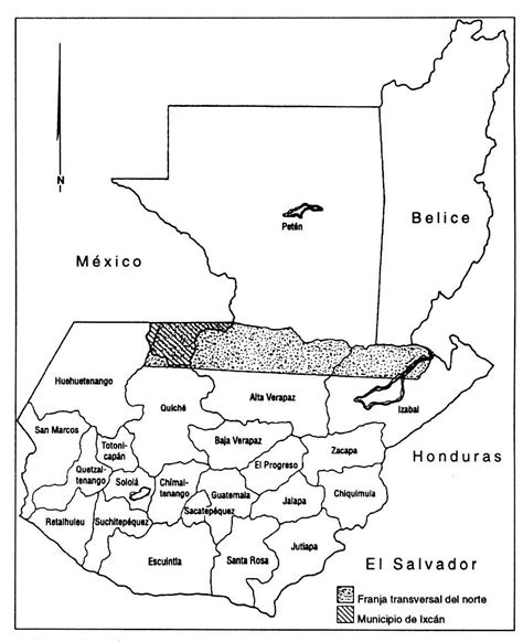 Mapa De Guatemala Y Sus Departamentos Para Colorear Cloobx Hot Girl