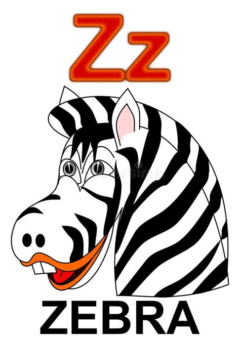 Zebra Da Letra Z Ilustração Stock Ilustração De Letra 17958576