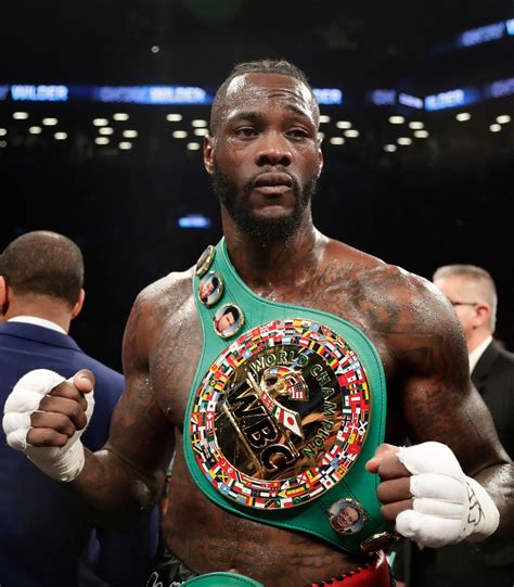 Deontay Wilder Says He Wants To Kill A Man In The Ring Wbc Head Calls