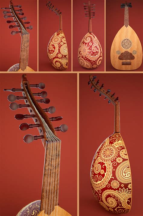Oud musical instrument 3D Model | CGTrader