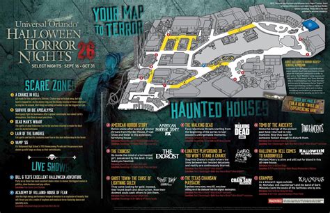 Halloween Horror Nights 2022 Official Map 2022 Get Halloween 2022