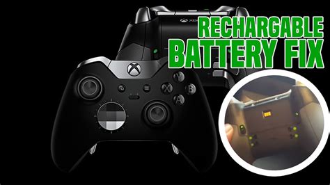 Xbox One Elite Controller Rechargeable Battery Solution Youtube