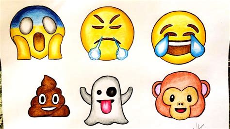 17 Drawings Easy Emoji Great Concept