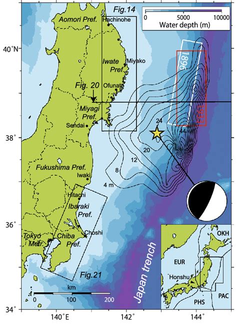 On march 11, 2011, magnitude 9.0 earthquake attacked the japan tohoku region. Map of northern Honshu where the 2011 Tohoku earthquake ...