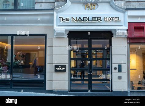 The Entrance To The Nadler Hotel In Covent Garden London Which Opened