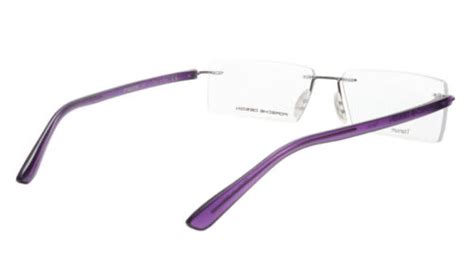 porsche design p8205 eyeglasses frame gunmetal purple italy made 58 15 140 29 ebay