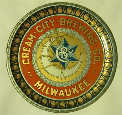 Cream City Beer Tray Cream City Brewing Co Milwaukee Wi City Brew