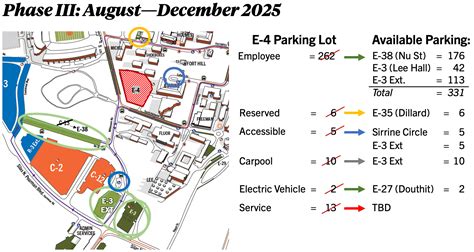 Upcoming Construction To Impact Parking Near Sirrine And Lehotsky Halls