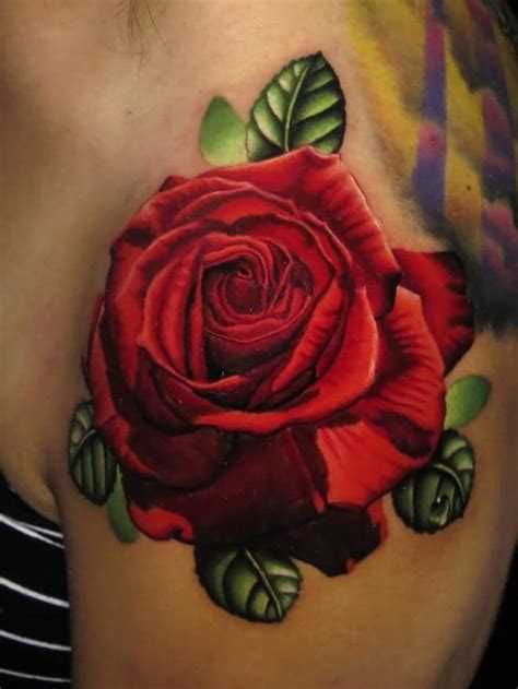 Free Designs Light Red Rose Tattoo Wallpaper Red Rose Tattoo Design Red
