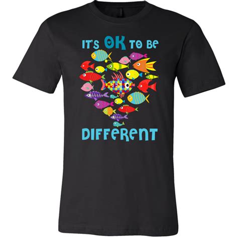 It's Ok To Be Different Shirts, Autism T-shirt | Autism tshirts, Autism shirts, Autism awareness ...