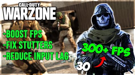 How To Boost Fps And Reduce Stutters Fix Lag Call Of Duty Warzone