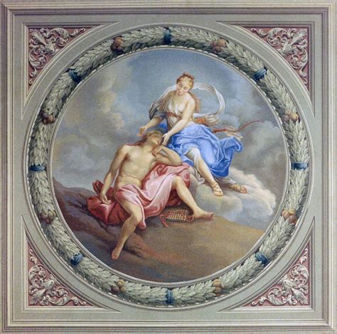 Antique Mythological Painting Diana And Endymion Antiques Co Uk