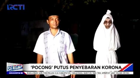 Indonesian Villagers Are Dressing Up As Ghosts To Scare People Into
