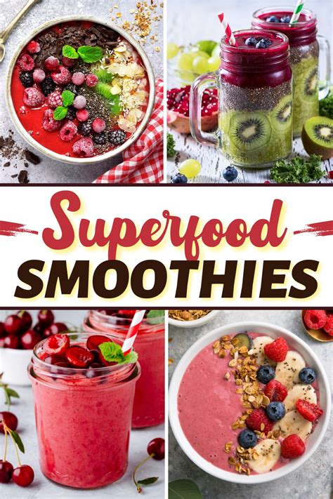 20 Healthy Superfood Smoothies To Start Your Day Off Right Insanely Good