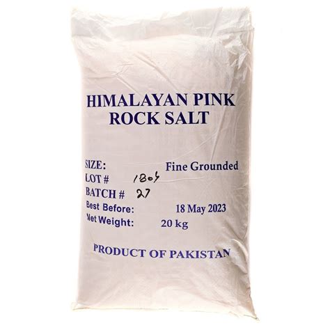 Himalayan Rock Salt Fine Grounded 20 Kg Bag Cooking Salt Ebay