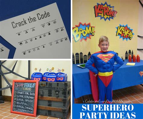 Awesome Superhero Party Games Celebrate Every Day With Me Superhero Party Games Superhero