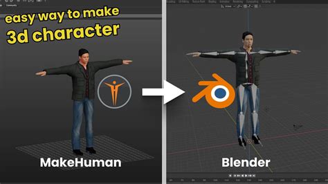 Cara Membuat Karakter 3d Di Makehuman Dan Import Ke Blender Youtube