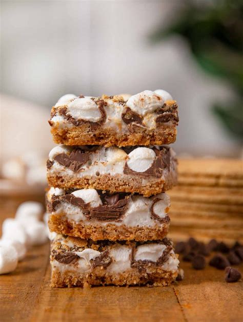 Easy Smores Bars Recipe Only 5 Ingredients Dinner Then Dessert