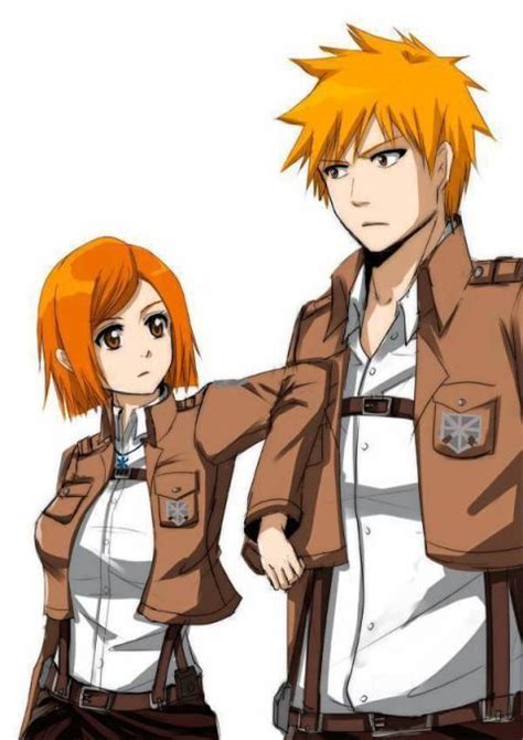 Bleach And Attack On Titan Crossover Bleach Anime