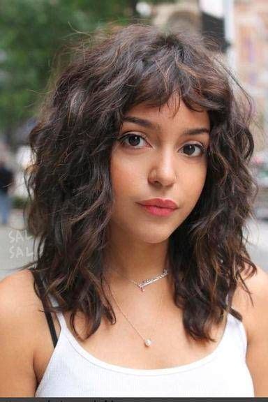If you don't like it, it's just hair, it grows back! Proof That Curly Hair Girls Can Wear Bangs Too | Curly ...