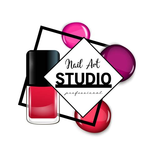 Nail Art studio logo design template. 484968 - Download Free Vectors, Clipart Graphics & Vector Art