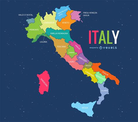 Baixar Vetor De Mapa Da Itália