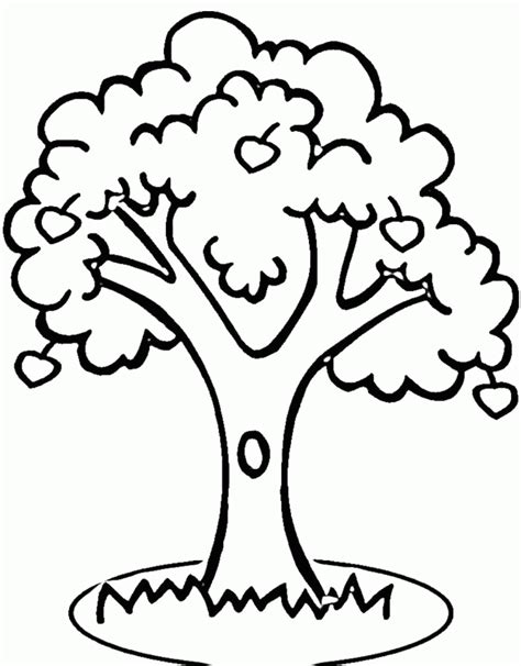 Download tree images free and use any clip art,coloring,png graphics in your website, document or presentation. Apple Tree Pictures To Color - Coloring Home